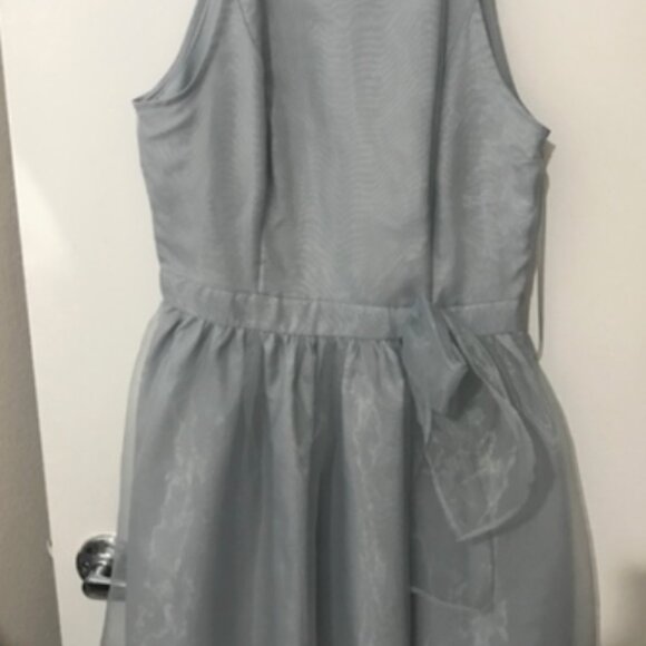 LC Lauren Conrad Dusty Blue Cocktail Party Dress - Picture 6 of 8